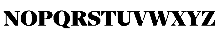 NaNSerfAHeadline Black Font UPPERCASE