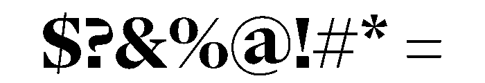 NaNSerfAHeadline Bold Font OTHER CHARS