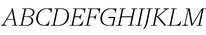 NaNSerfAHeadline ExtraLightItalic Font UPPERCASE