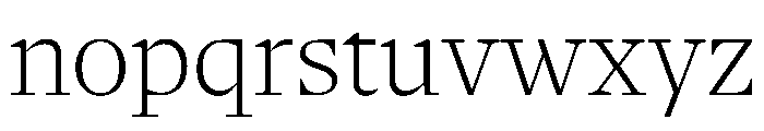 NaNSerfAHeadline ExtraLight Font LOWERCASE