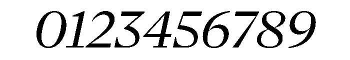 NaNSerfAHeadline Italic Font OTHER CHARS