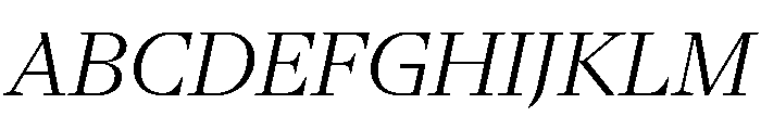 NaNSerfAHeadline LightItalic Font UPPERCASE