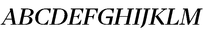 NaNSerfAHeadline MediumItalic Font UPPERCASE