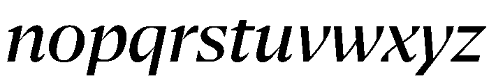 NaNSerfAHeadline MediumItalic Font LOWERCASE