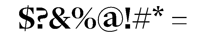 NaNSerfAHeadline Semibold Font OTHER CHARS