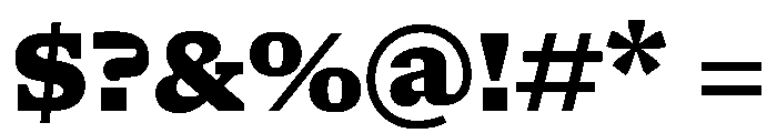 NaNSerfAMicro Black Font OTHER CHARS