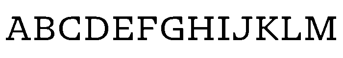 NaNSerfAMicro Book Font UPPERCASE