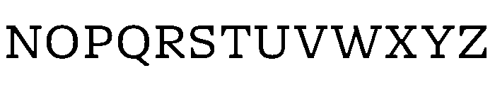 NaNSerfAMicro Book Font UPPERCASE