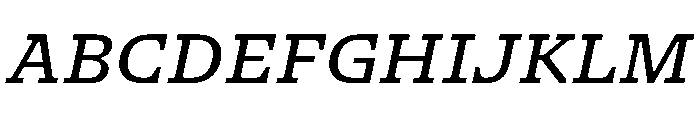 NaNSerfAMicro Italic Font UPPERCASE