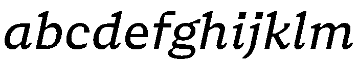 NaNSerfAMicro Italic FONT