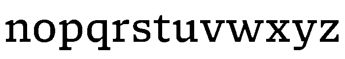 NaNSerfAMicro Regular Font LOWERCASE