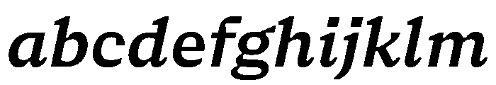 NaNSerfAMicro SemiboldItalic FONT