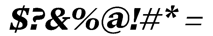 NaNSerfAText BoldItalic Font OTHER CHARS