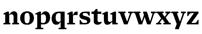 NaNSerfAText Bold Font LOWERCASE