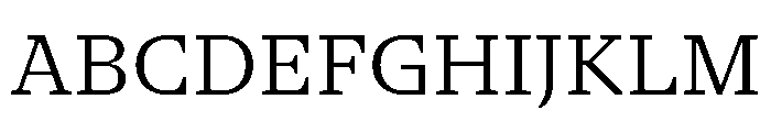 NaNSerfAText Book Font UPPERCASE