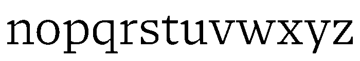 NaNSerfAText Book Font LOWERCASE