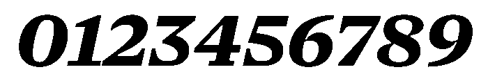 NaNSerfAText ExtraBoldItalic Font OTHER CHARS