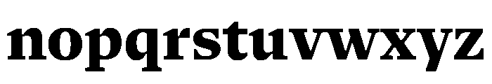 NaNSerfAText ExtraBold Font LOWERCASE