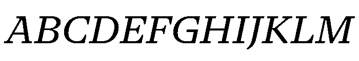 NaNSerfAText Italic Font UPPERCASE