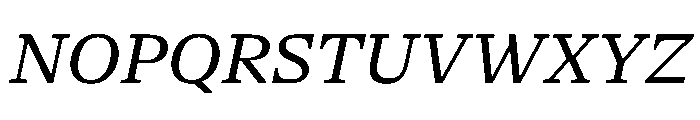 NaNSerfAText Italic Font UPPERCASE