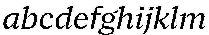 NaNSerfAText Italic FONT