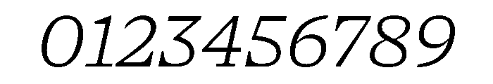 NaNSerfAText LightItalic Font OTHER CHARS