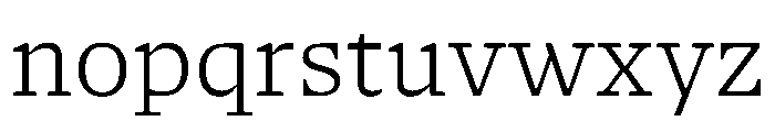 NaNSerfAText Light Font LOWERCASE
