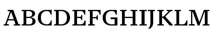 NaNSerfAText Medium Font UPPERCASE