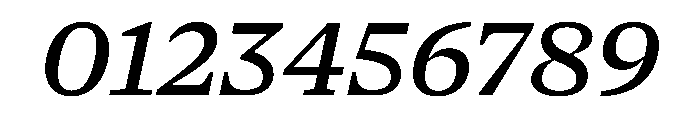 NaNSerfAText MediumItalic Font OTHER CHARS