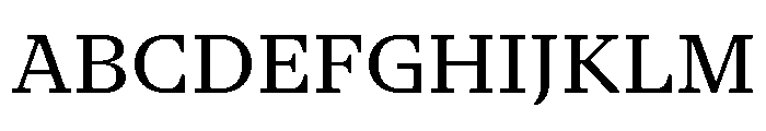 NaNSerfAText Regular Font UPPERCASE