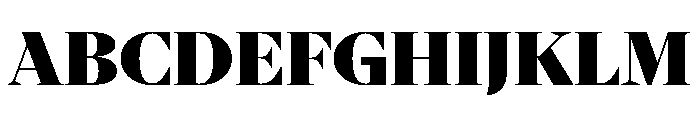 NaNSerfBDisplay Black Font UPPERCASE