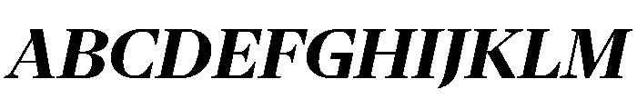 NaNSerfBHeadline BoldItalic Font UPPERCASE