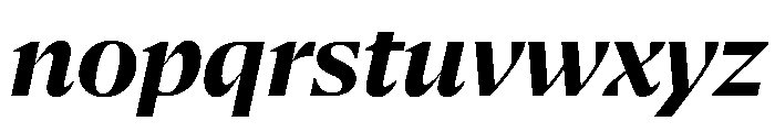 NaNSerfBHeadline BoldItalic Font LOWERCASE