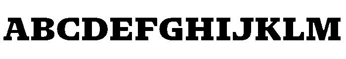 NaNSerfBMicro Black Font UPPERCASE