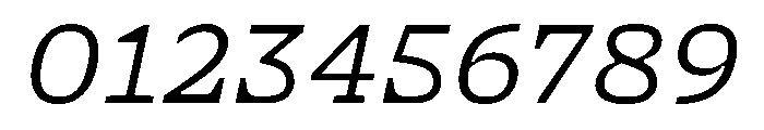NaNSerfBMicro LightItalic Font OTHER CHARS