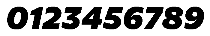 NaNSerfSans BlackItalic Font OTHER CHARS