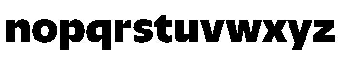NaNSerfSans Black Font LOWERCASE