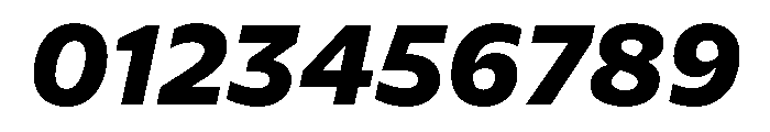 NaNSerfSans ExtraBoldItalic Font OTHER CHARS