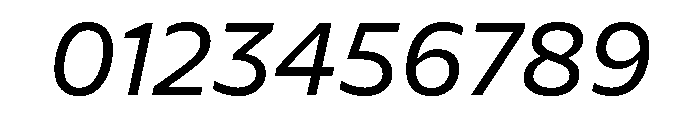 NaNSerfSans Italic Font OTHER CHARS