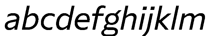 NaNSerfSans Italic FONT