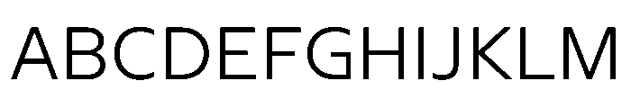 NaNSerfSans Light Font UPPERCASE
