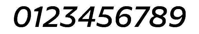 NaNSerfSans MediumItalic Font OTHER CHARS