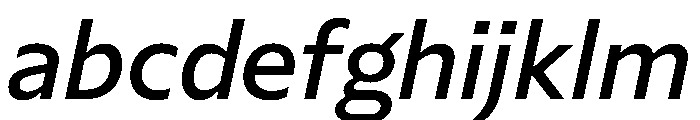 NaNSerfSans MediumItalic FONT