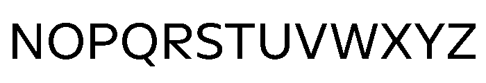 NaNSerfSans Regular Font UPPERCASE