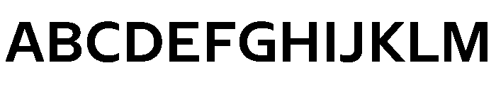 NaNSerfSans Semibold Font UPPERCASE