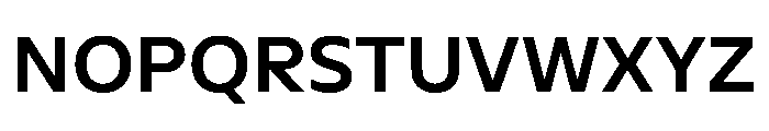 NaNSerfSans Semibold Font UPPERCASE