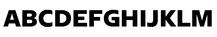 NaNSerfSansArabic ExtraBold Font UPPERCASE
