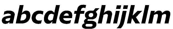 NaNSerfSansCyrillic BoldItalic FONT