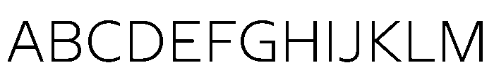NaNSerfSansCyrillic ExtraLight Font UPPERCASE