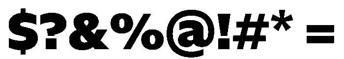 NaNSerfSansPan African Black Font OTHER CHARS